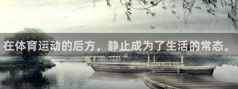 球友体育是正规平台吗：在体育运动的后方，静止成为了生活的常态。