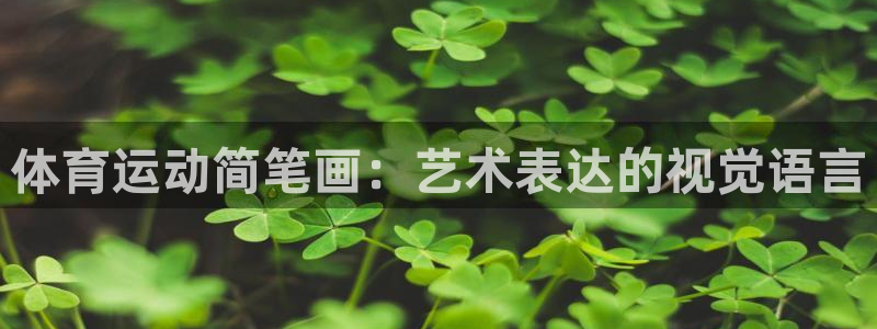 球友体育直播app下载安装：体育运动简笔画：艺术表达的视觉语言